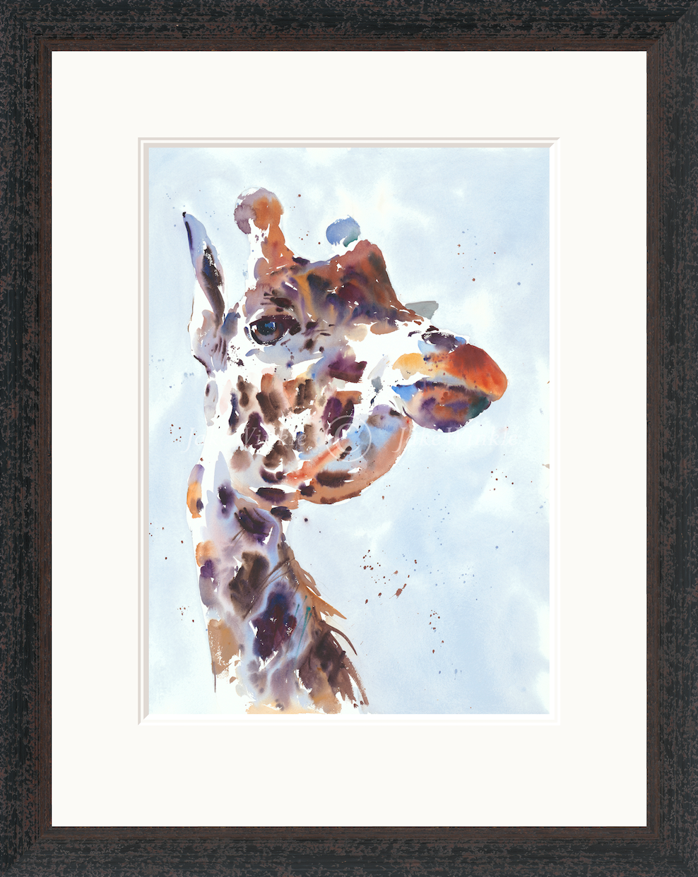 Jake Winkle Majestic Giraffe limited edition framed artwork