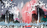 Danielle O'Connor Akiyama abstract floral artwork limited edition