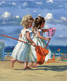 Sherree Valentine Daines Limited edition childhood art beach beauties