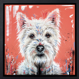 Samantha Ellis Box Canvas limited edition dog art portrait
