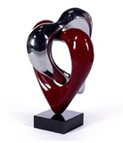 Jennine Parker Sacred hearts bronze sculpture