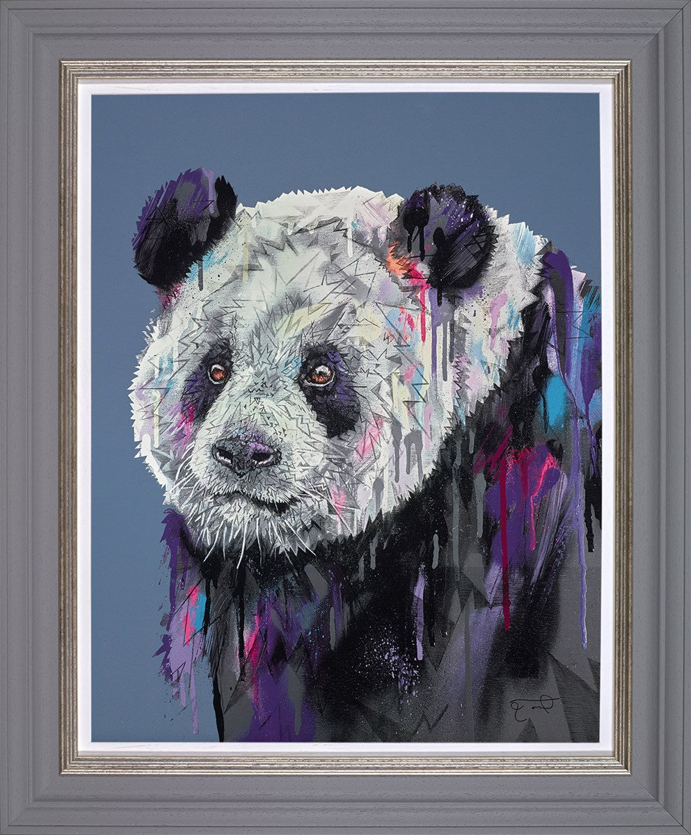 Stephen Ford Look to the future panda framed