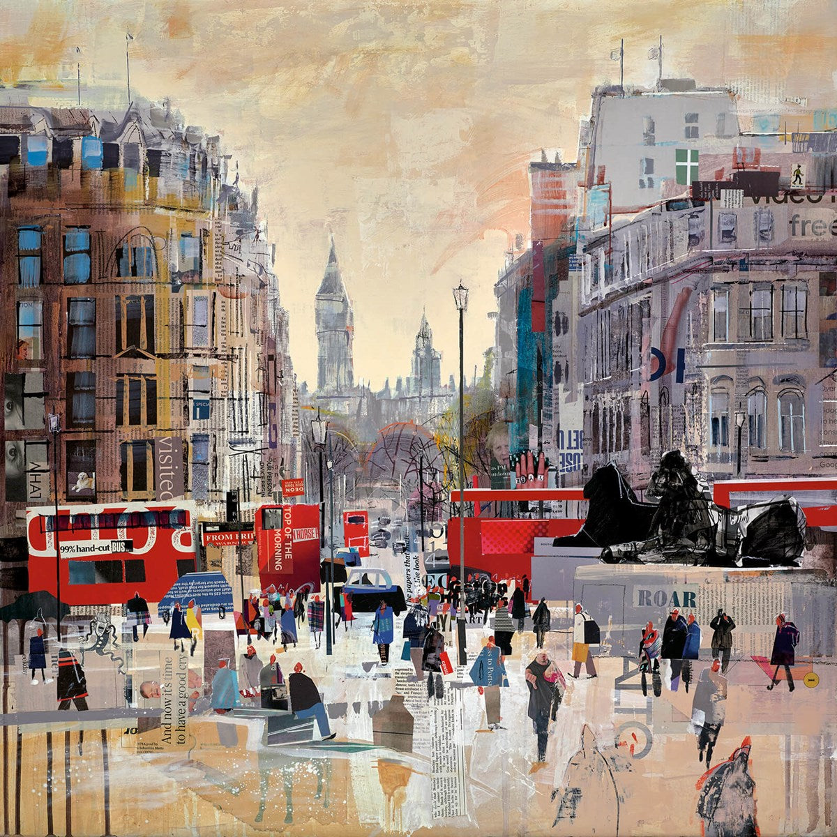 Tom Butler Brolly Good Trafalgar Square art