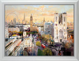 Tom Butler Clever Clogs London Cityscape framed in white