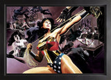 DC Wonder woman canvas artwork framed