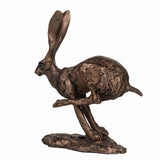 Hurricane Hare Frith bronze resin sculpture