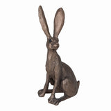Jaz Hare Sitting Frith bronze resin sculpture