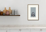 Nicky Litchfield spaniel framed limited edition art print in room setting
