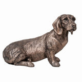 Rudi Dachshund Frith Pups bronze resin sculptures