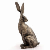 Sitting Hare Small Frith bronze resin sculpture