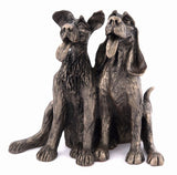 Frith Pups sculpture Tom and Fred bronze resin