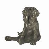 Truffle Frith Pups bronze resin sculpture